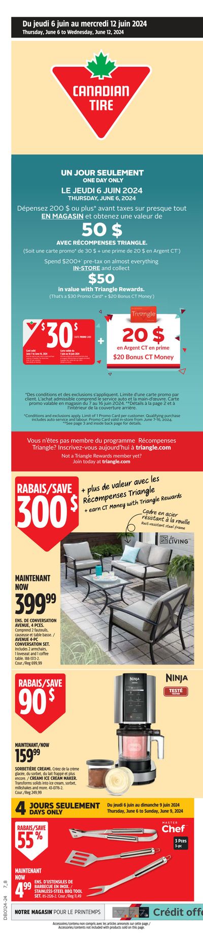 Canadian Tire (QC) Flyer June 6 to 12