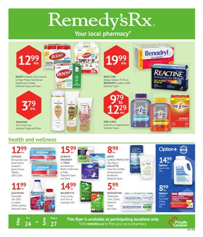 Remedy's RX Monthly Flyer May 24 to June 27