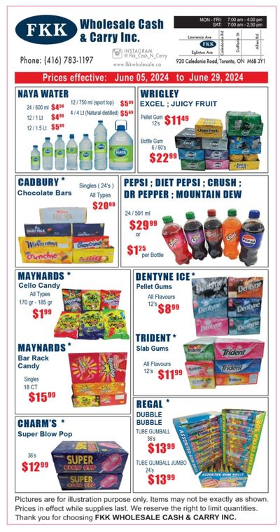 FKK Wholesale Cash & Carry Flyer June 5 to 29