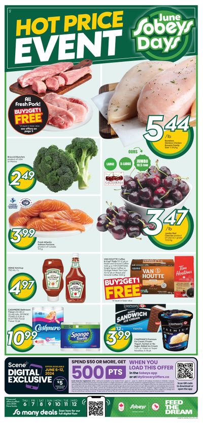 Sobeys (Atlantic) Flyer June 6 to 12