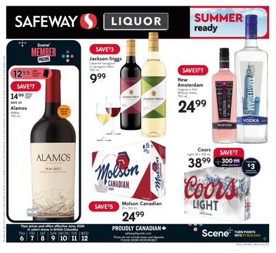 Safeway (BC) Liquor Flyer June 6 to 12