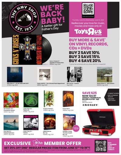 Toys R Us Flyer June 6 to 19