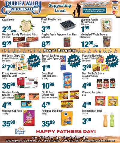 Bulkley Valley Wholesale Flyer June 6 to 12