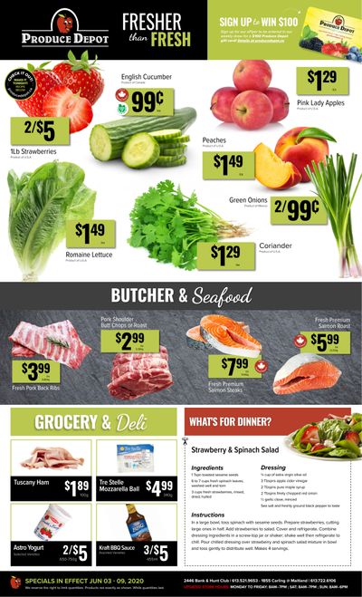 Produce Depot Flyer June 3 to 9