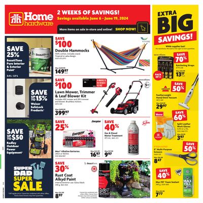 Home Hardware (Atlantic) Flyer June 6 to 19