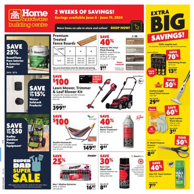 Home Hardware Building Centre (Atlantic) Flyer June 6 to 19