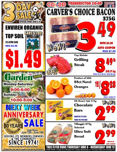 Fredericton Co-op Flyer June 6 to 12