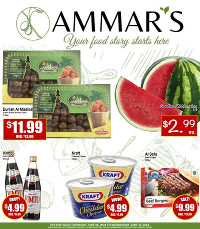 Ammar's Halal Meats Flyer June 6 to 12