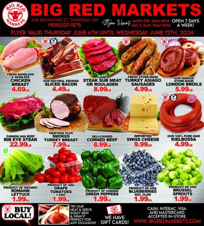 Big Red Markets Flyer June 6 to 12