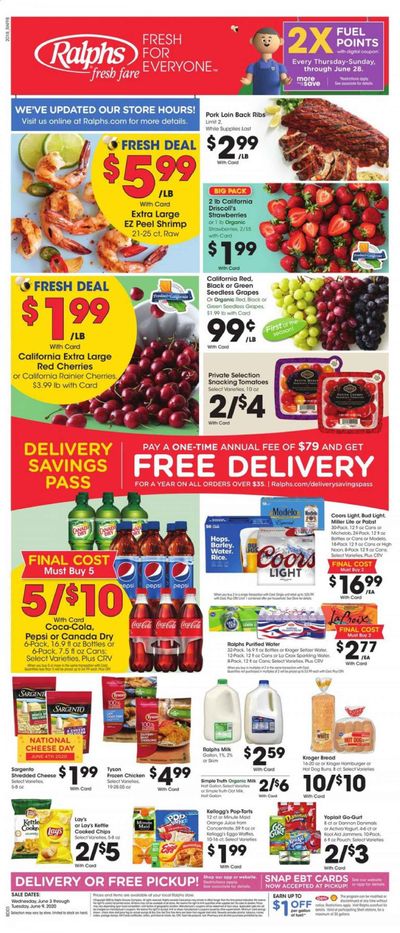 Ralphs Fresh Fare Weekly Ad & Flyer June 3 to 9