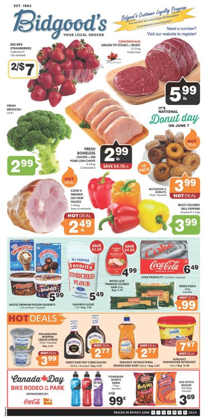 Bidgood's Flyer June 6 to 12