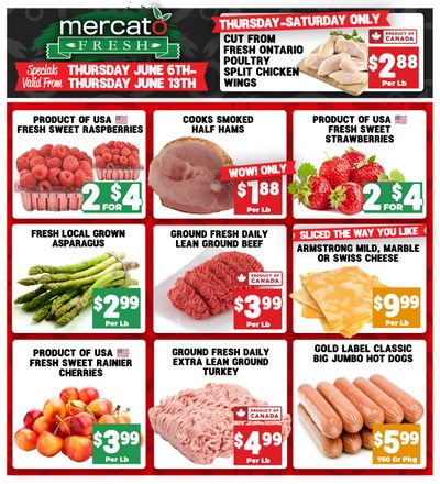 Mercato Fresh Flyer June 6 to 13