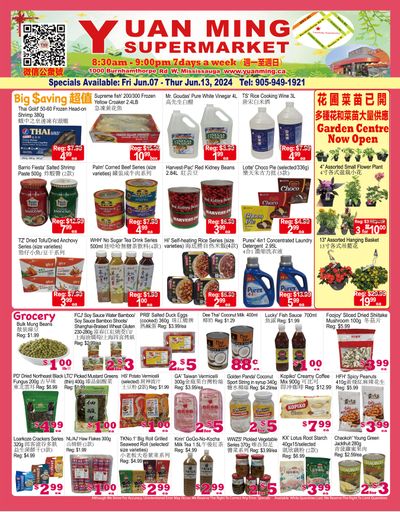 Yuan Ming Supermarket Flyer June 7 to 13