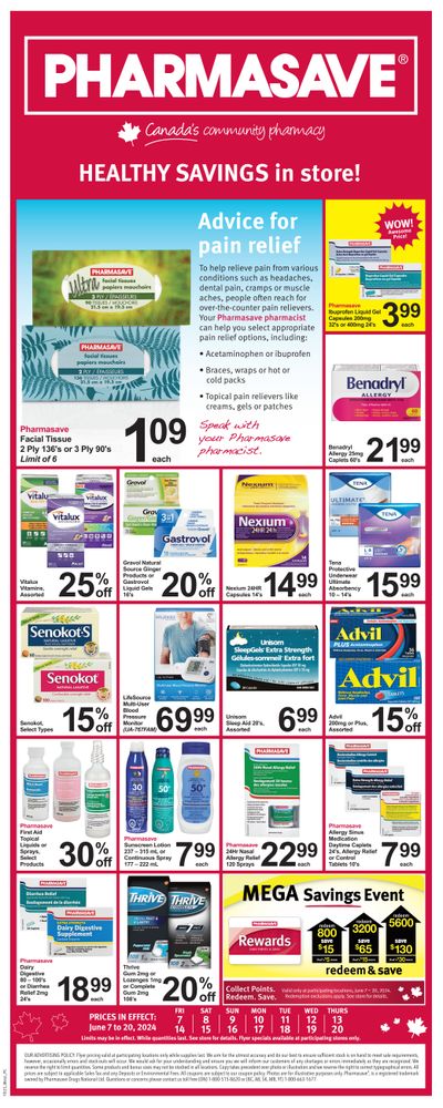 Pharmasave (BC) Flyer June 7 to 20