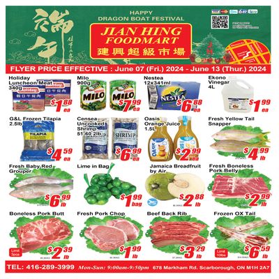 Jian Hing Foodmart (Scarborough) Flyer June 7 to 13