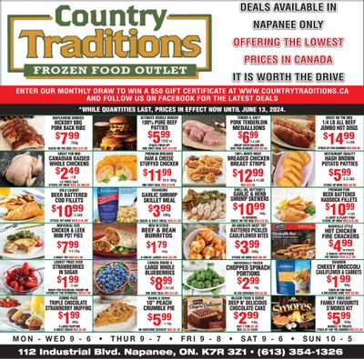 Country Traditions Flyer June 6 to 13
