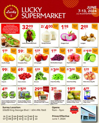 Lucky Supermarket (Surrey) Flyer June 7 to 13