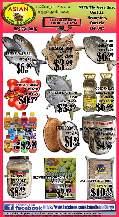 Asian Cash & Carry Flyer June 7 to 13
