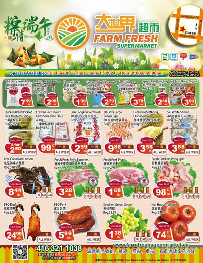 Farm Fresh Supermarket Flyer June 7 to 13