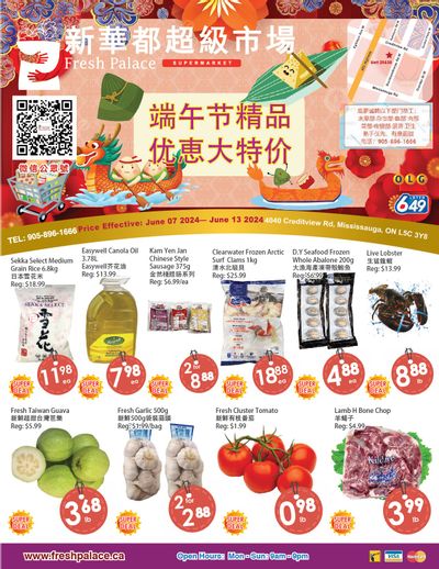 Fresh Palace Supermarket Flyer June 7 to 13