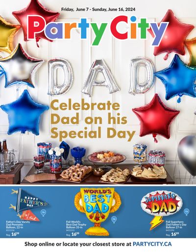 Party City Flyer June 7 to 16