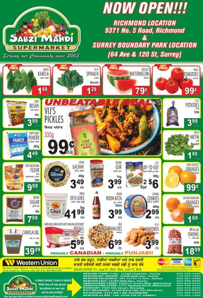 Sabzi Mandi Supermarket Flyer June 7 to 12