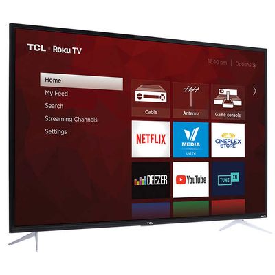 TCL 50-in. 4K HDR Roku Smart TV On Sale for $ 369.99 at Costco Canada