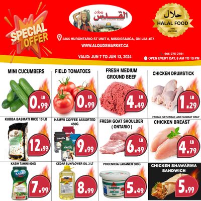 Al-Quds Supermarket Flyer June 7 to 13