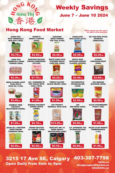 Hong Kong Food Market Flyer June 7 to 10