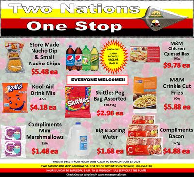 Two Nations One Stop Flyer June 7 to 13