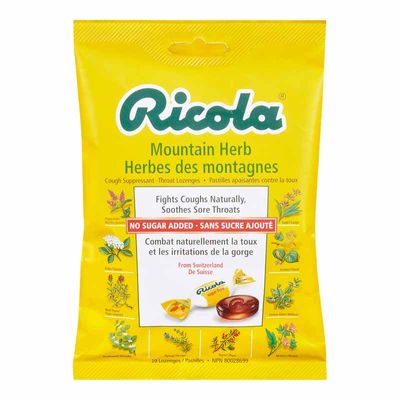 Ricola Mountain Herb Cough Suppressant Throat Drops On Sale for $ 1.00 at Walmart Canada