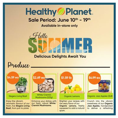 Healthy Planet Flyer June 10 to 19