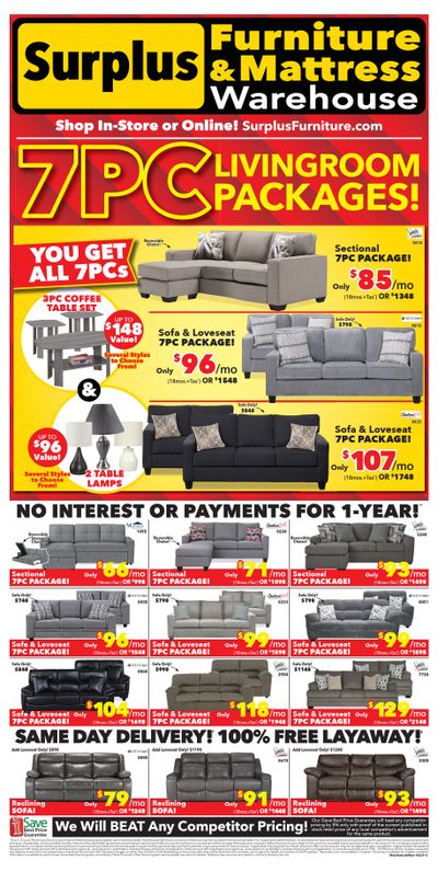 Surplus Furniture & Mattress Warehouse (Medicine Hat, Lethbridge) Flyer June 10 to 23