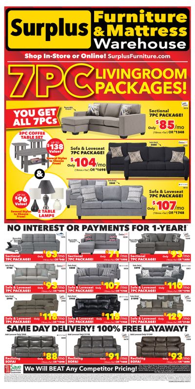 Surplus Furniture & Mattress Warehouse (Fredericton) Flyer June 10 to 23