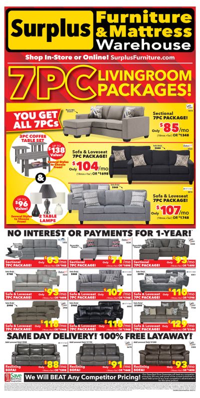 Surplus Furniture & Mattress Warehouse (Moncton) Flyer June 10 to 23