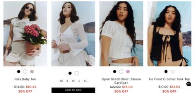Ardene Canada: Save 30% on Shorts, Tops, and Sandals