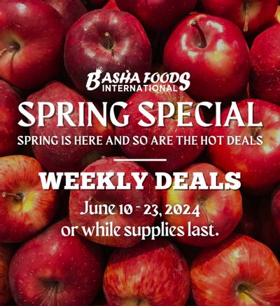 Basha Foods International Flyer June 10 to 16