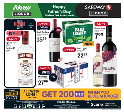 Sobeys/Safeway (AB) Liquor Flyer June 13 to 19