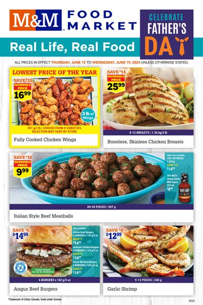 M&M Food Market (Atlantic & West) Flyer June 13 to 19