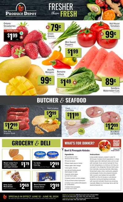 Produce Depot Flyer June 12 to 18