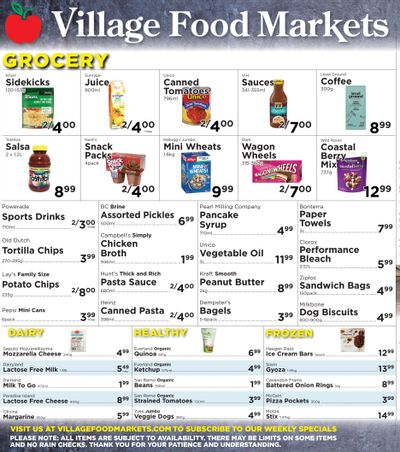 Village Food Market Flyer June 12 to 18