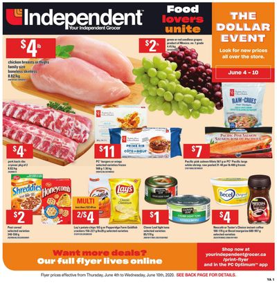 Independent Grocer (Atlantic) Flyer June 4 to 10