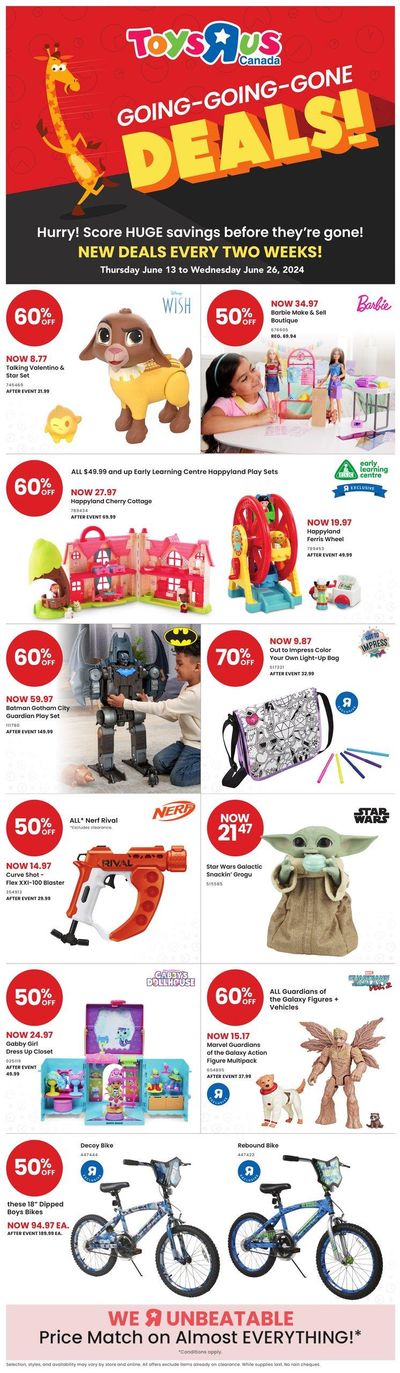 Toys R Us Flyer June 13 to 26