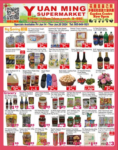 Yuan Ming Supermarket Flyer June 14 to 20
