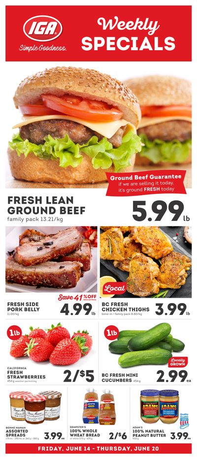 IGA Stores of BC Flyer June 14 to 20