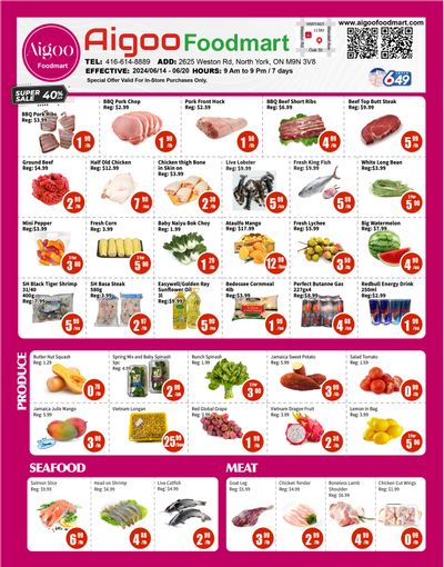 Aigoo Foodmart Flyer June 14 to 20