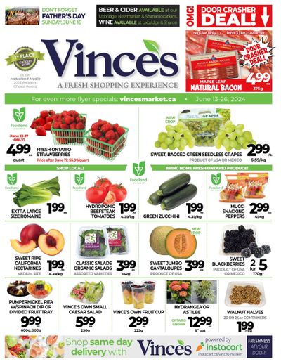 Vince's Market Flyer June 13 to 26