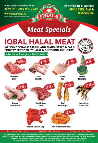 Iqbal Foods Flyer June 11 to 16
