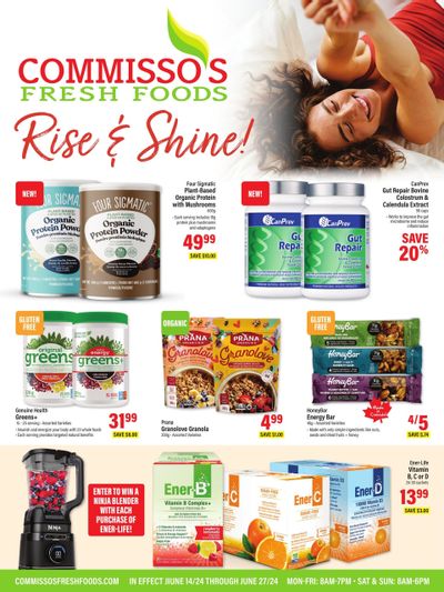 Commisso's Fresh Foods Wellness Flyer June 14 to 27