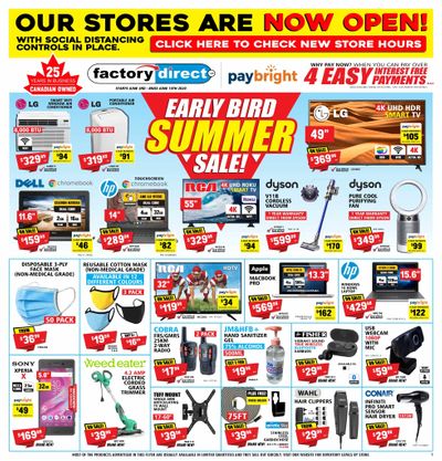 Factory Direct Flyer June 3 to 10